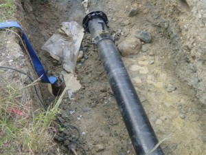 配管閉塞工事施工後