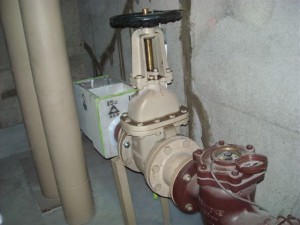 凍結工法による既設ゲートバルブ取替工事