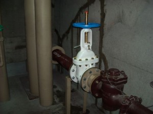 新設ゲートバルブ取替後