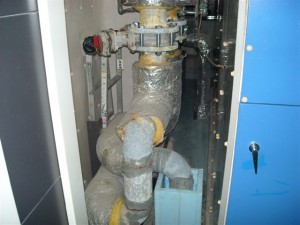 竪管下部、凍結状況