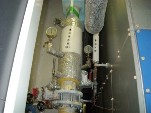 凍結工法による既設バタ弁取替工事