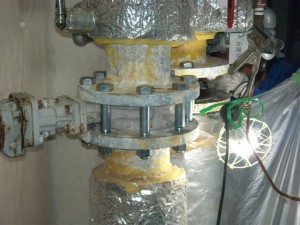 既設バタ弁取替前